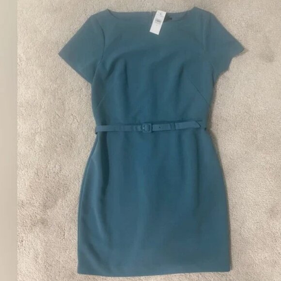 Ann Taylor Belted Sheath Dress - Picture 2 of 5